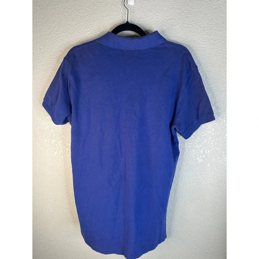 Polo Ralph Lauren Men's Blue Big Pony Marine Supply Crest Polo Shirt Medium